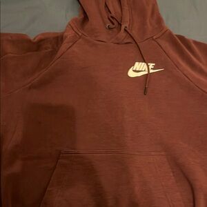Nike Men's Maroon Hoodie